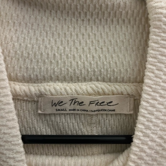 Free People Cream Turtleneck Long Sleeve Tunic - Picture 4 of 5